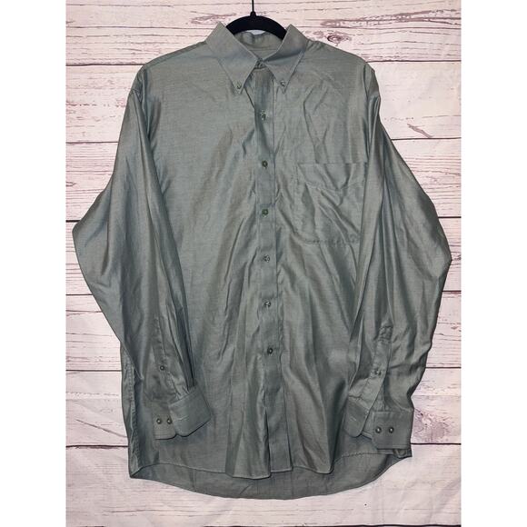 Jos.A.Bank Gray Mens Button Up Sz M - Picture 1 of 9